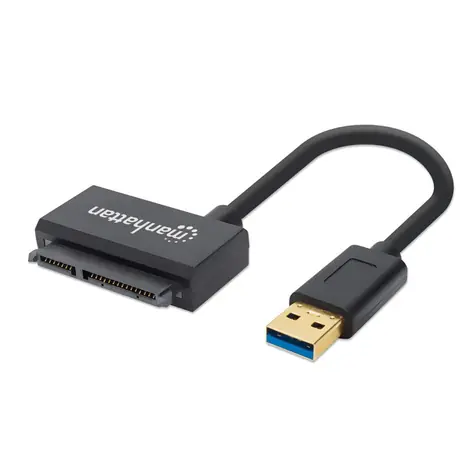 Manhattan Adaptér USB 3.0 na SATA černá / Adaptér / 5 Gbps / pro 2,5
