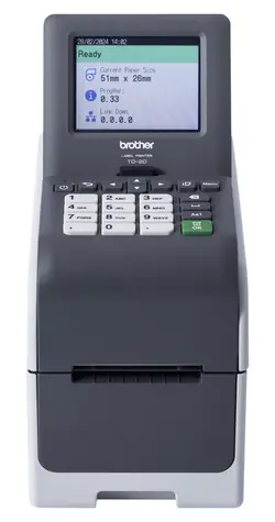 Brother TD-2350DSA(203) / Tiskárna samolepicích štítků / 203 dpi / USB / LAN / Wi-Fi / BT