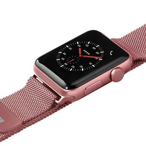LAUT Steel LOOP růžové zlato / Řemínek / pro Apple Watch / nerezová ocel