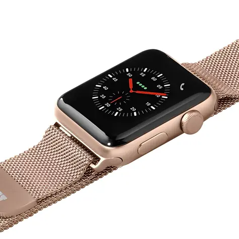 LAUT Steel Loop zlatá / Řemínek pro Apple Watch / Nerezová ocel