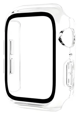 LAUT Shield ochranný kryt pro Apple Watch 41mm průhledný / Pouzdro / Sklo a polykarbonát