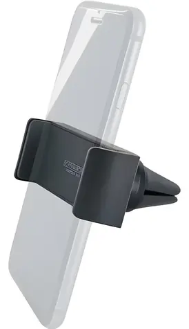 Schwaiger univerzální držák na mobil do mřížky ventilace černý / Držák na mobil / otočný 360° / šířka 6–9 cm