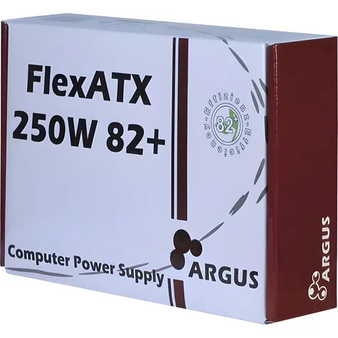 Inter-Tech Argus FA-250 / Zdroj / 250W / Flex-ATX / Active PFC / 40 mm ventilátor