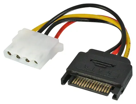 Lindy SATA napájecí adaptér na Molex 5,25