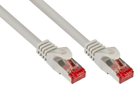 Good Connections Cat.6 S/FTP šedá / Patch kabel / RJ-45 / 250 MHz / 0,15 m