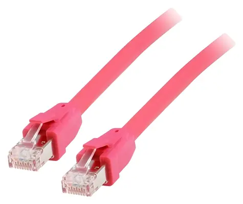 Equip Cat8.1 červená / Patch kabel / S/FTP / 2 m / 2x RJ-45 / LSZH