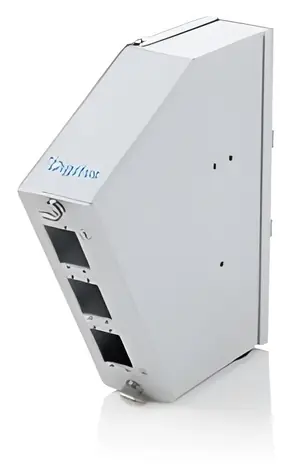 Digitus optický rozváděč na DIN lištu SC DX/LC Quad šedý / Optický rozváděč / 6 portů / lomený