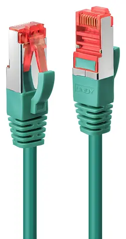 Lindy Cat6 S/FTP 0,3 m zelená / Patch kabel / RJ-45 / 250 MHz