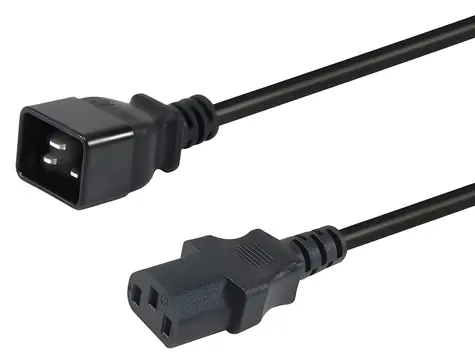 Equip C20-C13 černá / Napájecí kabel / 3 m / 250 V / 16 A