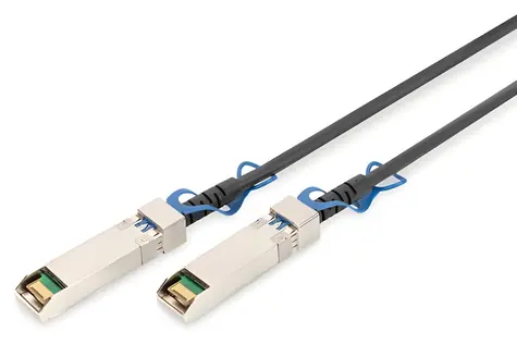 Digitus DAC kabel SFP28 25G černá / Síťový kabel / SFP28-SFP28 / 3 m / AWG 30