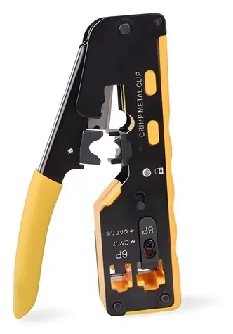 Digitus Multi-Modular / Krimpovací kleště / RJ45 (8P8C) / RJ12 (6P6C) / RJ11 (6P4C) / CAT 5e/6