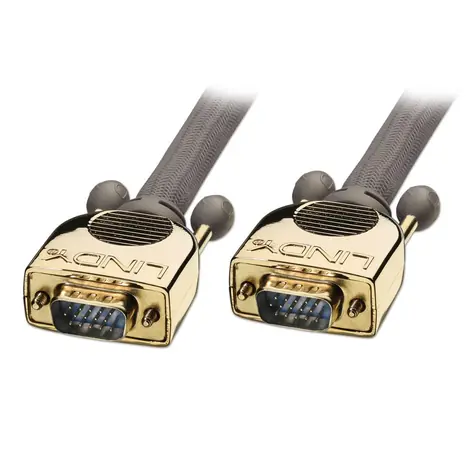 Lindy VGA kabel M/M antracit / Propojovací kabel / 30 m / pozlacené konektory