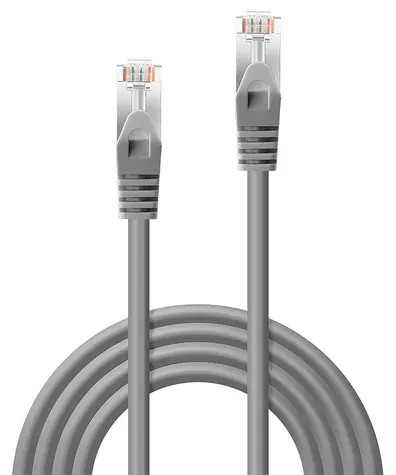 Lindy Cat5e F/UTP šedá / Patch kabel / RJ-45 / 2 m / 100 MHz