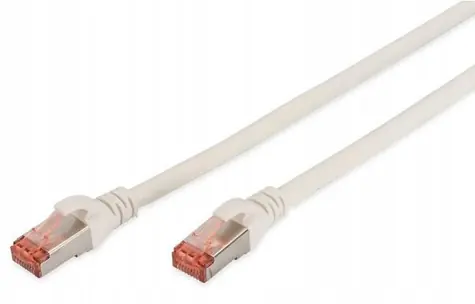 Digitus CAT 6 bílý / Patch kabel / S/FTP / AWG 27/7 / 1 m