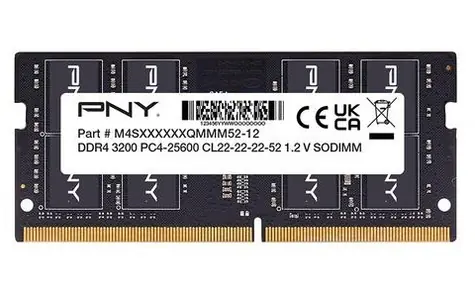 PNY Performance 16GB DDR4 3200MHz / Operační paměť / SO-DIMM / CL22 / 1,2V