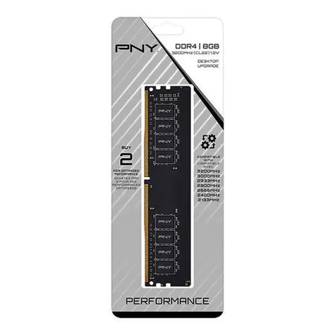 PNY MD8GSD43200-TB / Operační paměť / 8 GB / DDR4 / 3200 MHz / CL22 / DIMM