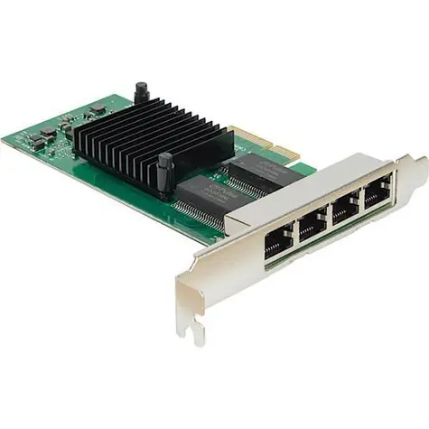 Inter-Tech ST-7238 / Síťová karta / 4x RJ45 / Gigabit / PCI Express / Intel I350