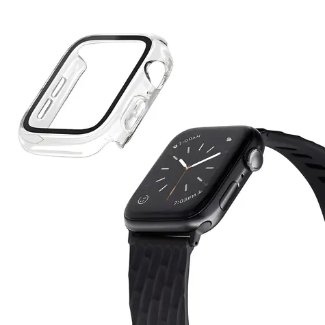 LAUT Shield Apple Watch 44 mm čiré / Ochranné pouzdro / Sklo/PC
