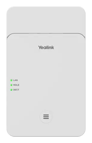 Yealink W75 Mini MC bílá / DECT základnová stanice / PoE / 20x SIP / dosah 300 m