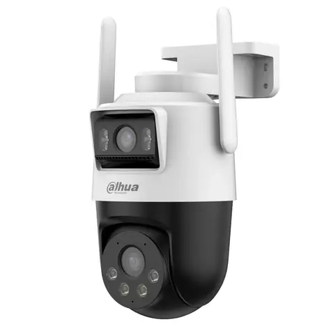 Dahua Picoo Dual D1 bílá / Venkovní otočná IP kamera / 4G/LTE / Dual 3+3 Mpx / IP66 / AI detekce