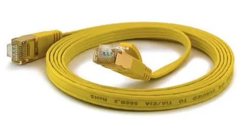 Wantec Cat6a FTP 1 m žlutá / Patch kabel / RJ-45 / 250 MHz