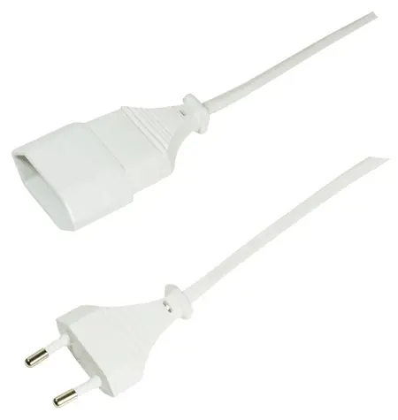 LogiLink prodlužovací napájecí kabel CEE 7/16 bílá / Napájecí kabel / 2 m