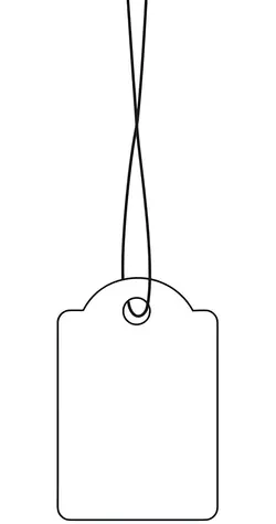 Herma Závěsné etikety s poutkem 15x24 mm bílé / Etikety / 1000 ks