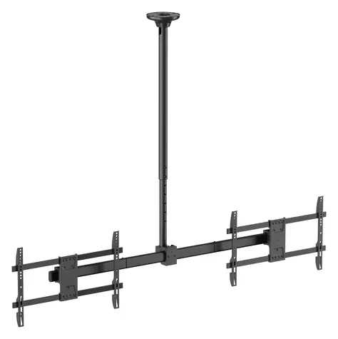 Equip Stropní držák pro 2 TV černá / Držák TV / 32-60