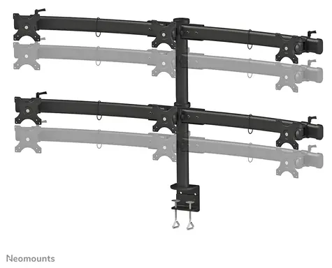 Neomounts TIS FPMA-D700D6 / stolní držák pro 6 monitorů / velikost 19-27