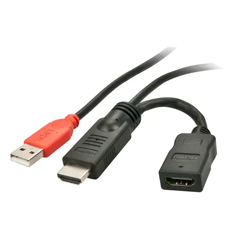 Lindy HDMI napájecí adaptér s USB-A / Adaptér / 5 V / 0,15 m