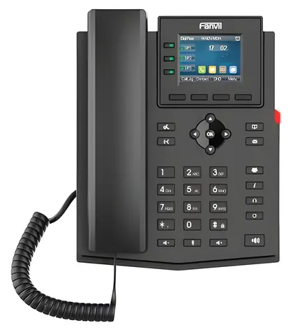 Fanvil X303-2 / VoIP telefon / 4 linky / PoE / LCD displej 2,4