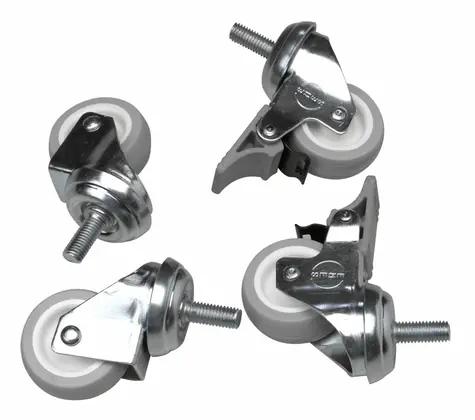 Equip kolečka pro racky ECO/Pro-Mount stříbrná / Kolečka / 19