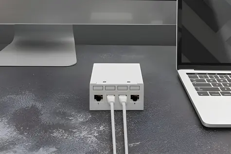 Digitus DN-93617-4 / Keystone modul / CAT 6A / stíněný / LSA / PoE / 4 ks
