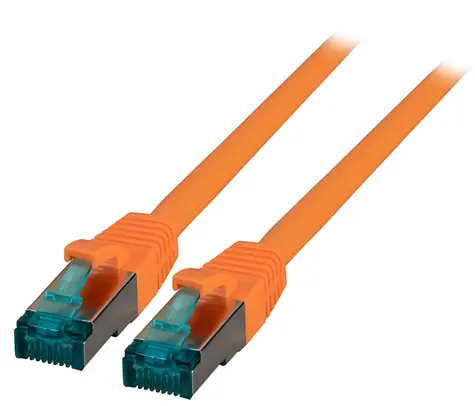 EFB patch kabel Cat6A S/FTP oranžová / Patch kabel / 7,5 m / RJ-45 / LSZH