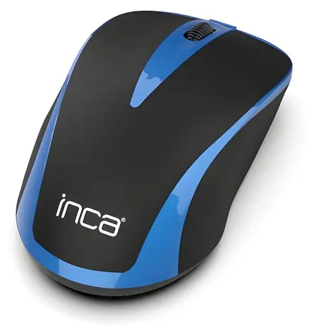 INCA IWM-221RSMV černá, modrá / Myš / Bezdrátová 2.4 GHz / 1600 DPI / 2 tlačítka