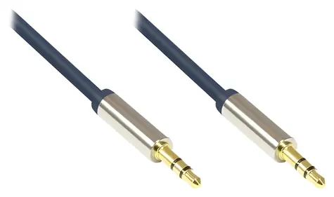 Good Connections audio kabel Jack 3.5mm modrá / Audio kabel / M-M / 3 m