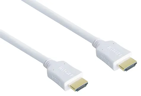 Good Connections HDMI 1.4b kabel bílá / Propojovací kabel / HDMI-HDMI / Ethernet / ARC / 0,5 m