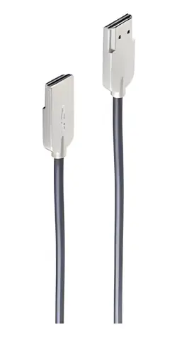Shiverpeaks Ultra HDMI 4K černá / HDMI kabel / extra tenký / 18 Gbit/s / 1,5 m