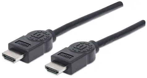 Manhattan High Speed černá / HDMI kabel / HDMI (M) - HDMI (M) / 1,8 m / 4K 30Hz / stíněný