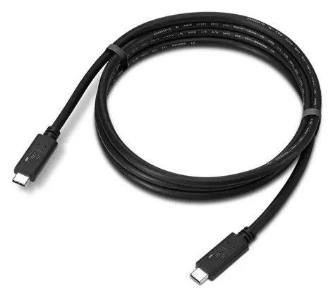 Lenovo USB-C(M)-USB-C(M) kabel černý / Kabel / USB4 Gen 2x2 / 20 Gbit/s / 240 W / 1,5 m