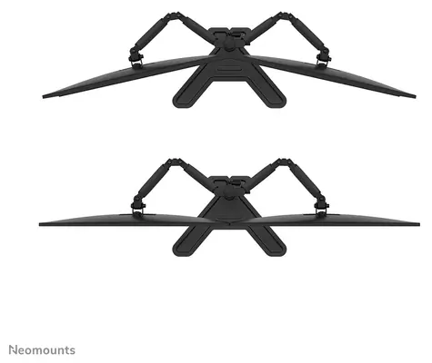 Neomounts DS45-600BL2 černá / Držák pro dva monitory na stůl / 10-32