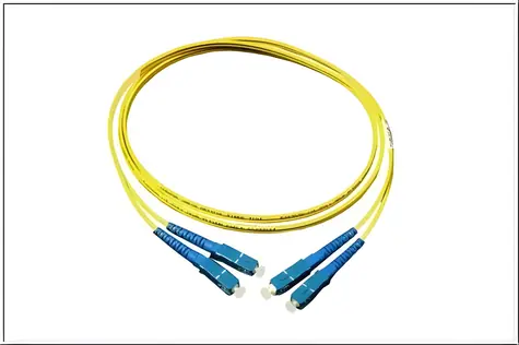 Good Connections žlutý / Optický patch kabel / SC/SC / Duplex / Singlemode OS2 9/125 µm / 2 m
