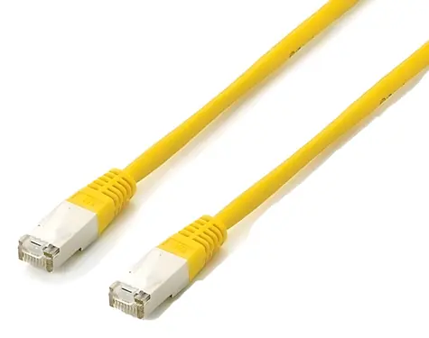 Equip Cat6a S/FTP žlutá / Patch kabel / RJ-45 / 1 m / 500 MHz / PoE++ / LSZH