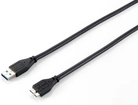 Equip USB-A - Micro-USB B kabel černá / USB kabel / USB 3.0 / 5 Gbit/s / 1,8 m