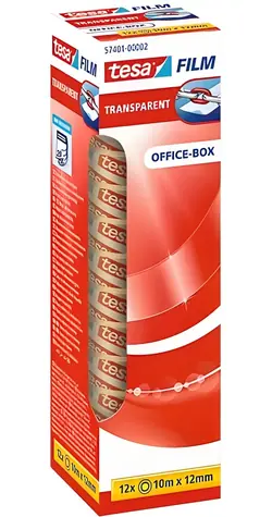 Tesa Office Box 57379 / Lepicí páska / 66 m / 25 mm / transparentní / 6 ks
