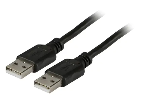EFB USB kabel A-A 5 m černá / USB kabel / USB 2.0 / 480 Mbit/s