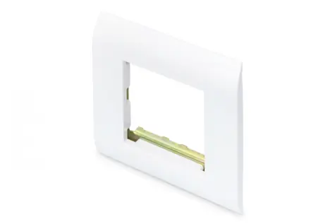 Digitus Instalační rámeček 80x80 mm bílá / Rámeček / RJ-45 keystone / do kabelového kanálu