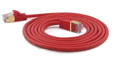 Wantec červená / Patch kabel / Cat7 S/FTP / 3 m / RJ-45 / 600 MHz