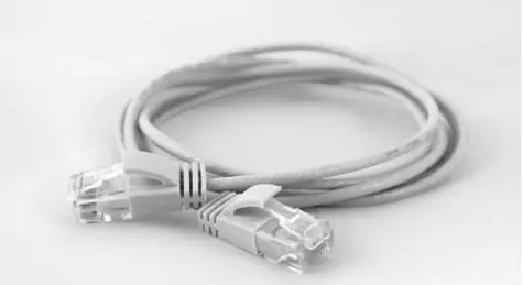 Wantec bílá / Patch kabel / UTP / Cat6a / 2 m / RJ-45