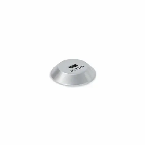 Dicota Kotevní destička pro T-Lock zámek stříbrná / Kotevní destička / T-Lock / zinek / 3M lepicí páska